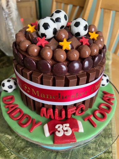 Football Club Chocolate Cake